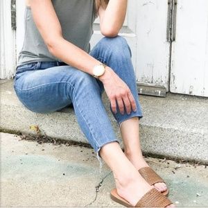 signature levi strauss high rise slim crop